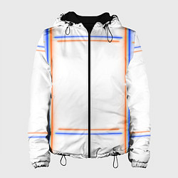 Женская куртка Neon white orange blue