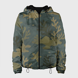 Женская куртка Подводный камуфляж из рыб