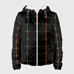 Женская куртка Color black orange green crosses
