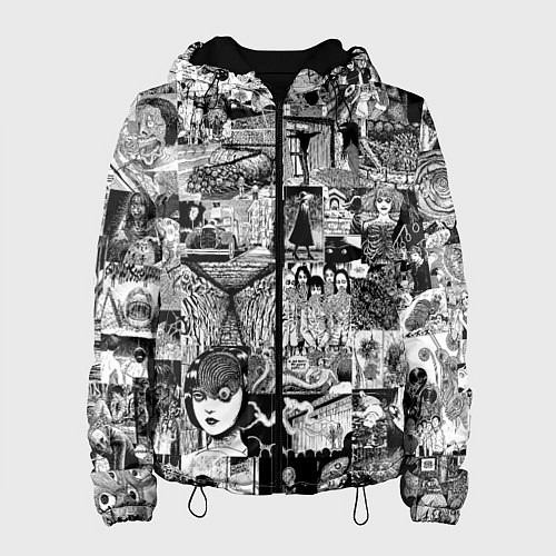Женская куртка Horror World of Junji Ito / 3D-Черный – фото 1