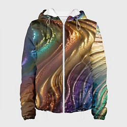 Женская куртка Сморщенные складочки жидкости