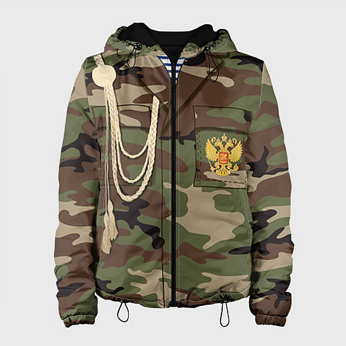 Женская куртка Униформа дембеля / 3D-Черный – фото 1