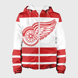 Куртка с капюшоном женская Detroit Red Wings, цвет: 3D-белый