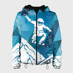 Женская куртка Горы и сноубордист