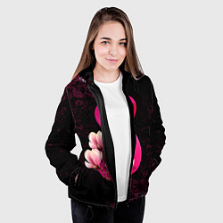 Куртка с капюшоном женская 8 марта, цвет: 3D-черный — фото 2