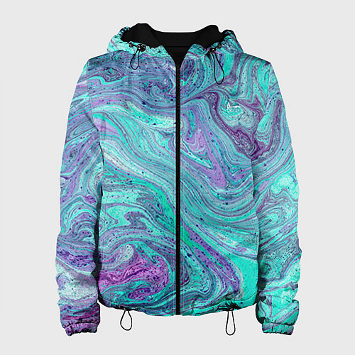 Женская куртка Смесь красок / 3D-Черный – фото 1