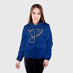 Куртка с капюшоном женская St Louis Blues: Tarasenko 91, цвет: 3D-черный — фото 2