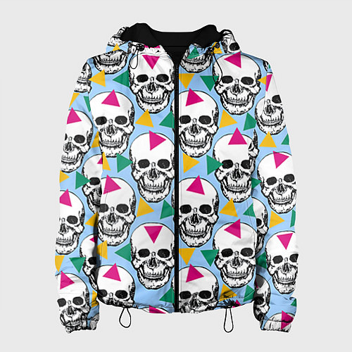 Женская куртка Черепки / 3D-Черный – фото 1