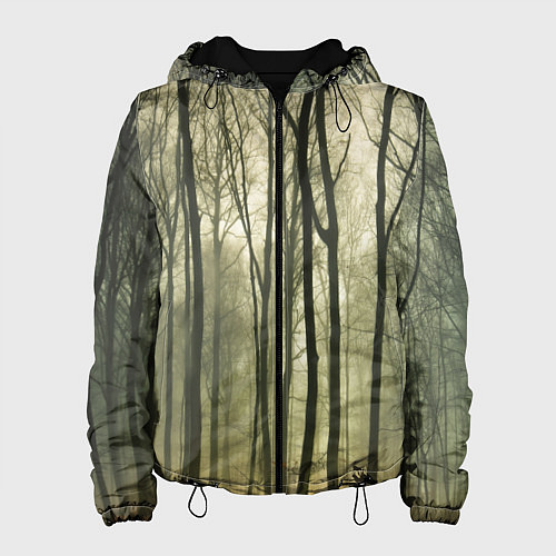Женская куртка Чарующий лес / 3D-Черный – фото 1