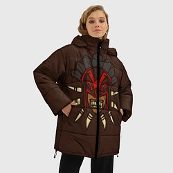 Куртка зимняя женская Bloodseeker Face, цвет: 3D-черный — фото 2