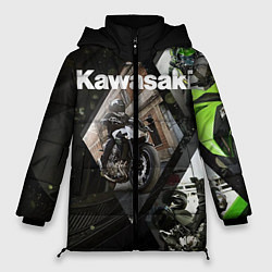Куртка зимняя женская Kawasaky, цвет: 3D-черный