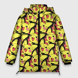 Куртка зимняя женская Pikachu, цвет: 3D-светло-серый