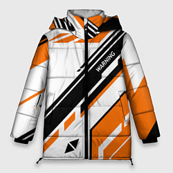 Куртка зимняя женская CS:GO Asiimov P90 Style, цвет: 3D-черный
