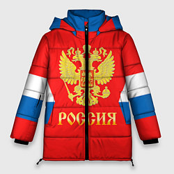 Куртка зимняя женская Сборная РФ: #91 TARASENKO, цвет: 3D-красный