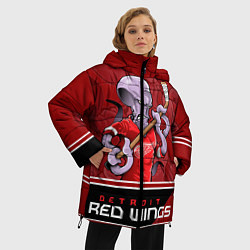 Куртка зимняя женская Detroit Red Wings, цвет: 3D-красный — фото 2