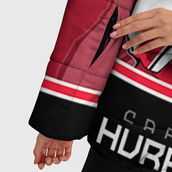 Куртка зимняя женская Carolina Hurricanes, цвет: 3D-светло-серый — фото 2