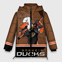 Куртка зимняя женская Anaheim Ducks, цвет: 3D-светло-серый