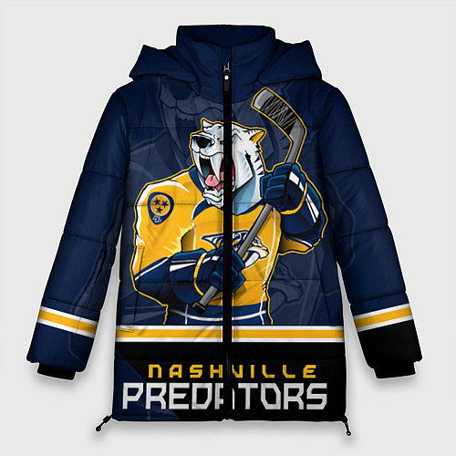 Женская зимняя куртка Nashville Predators / 3D-Светло-серый – фото 1