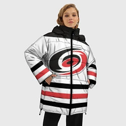 Куртка зимняя женская Carolina Hurricanes, цвет: 3D-черный — фото 2