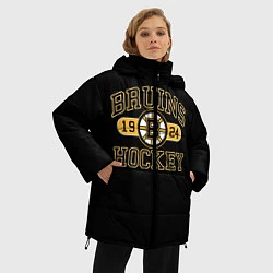 Куртка зимняя женская Boston Bruins: Est.1924, цвет: 3D-светло-серый — фото 2