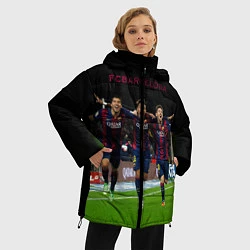 Куртка зимняя женская Barcelona6, цвет: 3D-черный — фото 2
