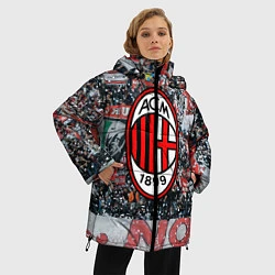 Куртка зимняя женская Milan FC, цвет: 3D-красный — фото 2