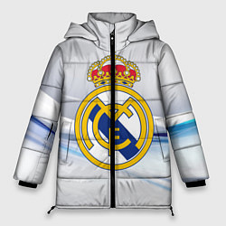 Куртка зимняя женская Реал Мадрид, цвет: 3D-черный