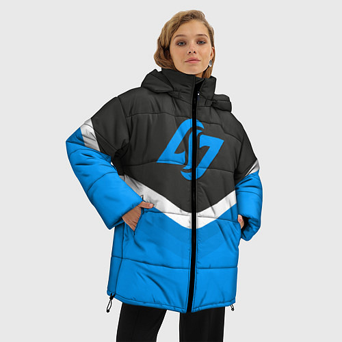 Женская зимняя куртка CLG Uniform / 3D-Светло-серый – фото 3