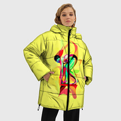 Куртка зимняя женская Плавание, цвет: 3D-светло-серый — фото 2