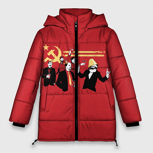 Женская зимняя куртка Back in the USSR / 3D-Светло-серый – фото 1