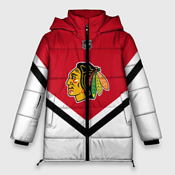 Куртка зимняя женская NHL: Chicago Blackhawks, цвет: 3D-светло-серый