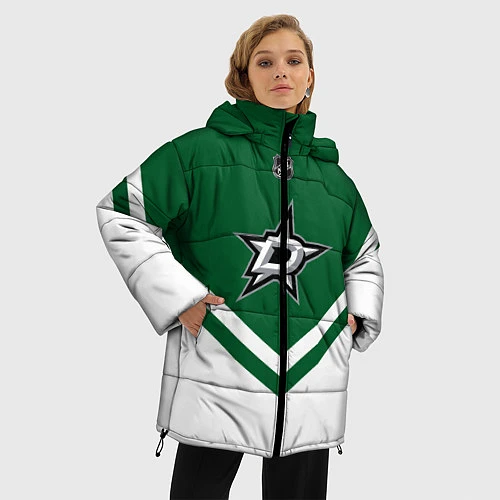 Женская зимняя куртка NHL: Dallas Stars / 3D-Красный – фото 3