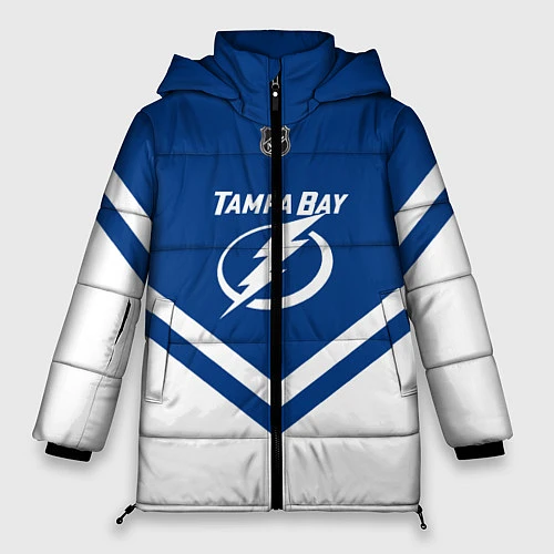 Женская зимняя куртка NHL: Tampa Bay Lightning / 3D-Светло-серый – фото 1