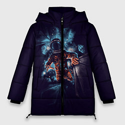 Куртка зимняя женская Неизвестная галактика, цвет: 3D-светло-серый