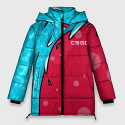 Куртка зимняя женская Water Elemental - Дух воды, цвет: 3D-светло-серый