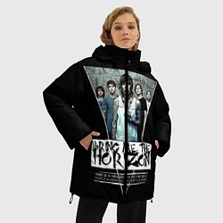 Куртка зимняя женская Bring Me The Horizon, цвет: 3D-черный — фото 2