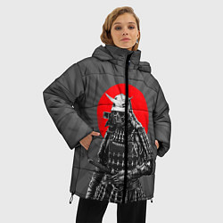 Куртка зимняя женская Мертвый самурай, цвет: 3D-черный — фото 2