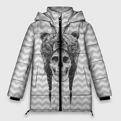 Куртка зимняя женская Мертвый шаман, цвет: 3D-черный