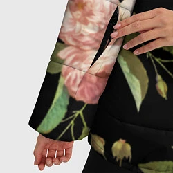 Куртка зимняя женская TOP Roses, цвет: 3D-черный — фото 2