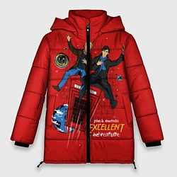 Куртка зимняя женская Excellent Adventure, цвет: 3D-красный