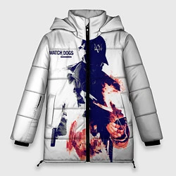 Куртка зимняя женская Watch Dogs 2, цвет: 3D-красный