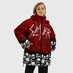 Куртка зимняя женская Slayer Red, цвет: 3D-красный — фото 2