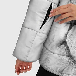 Куртка зимняя женская Мудрый лев, цвет: 3D-черный — фото 2