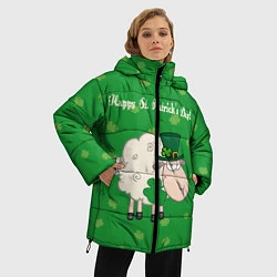 Куртка зимняя женская Ирландия, цвет: 3D-светло-серый — фото 2