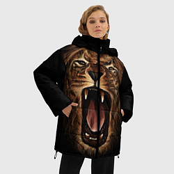 Куртка зимняя женская Львиный рык, цвет: 3D-черный — фото 2
