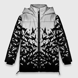 Куртка зимняя женская Птичий вихрь, цвет: 3D-черный