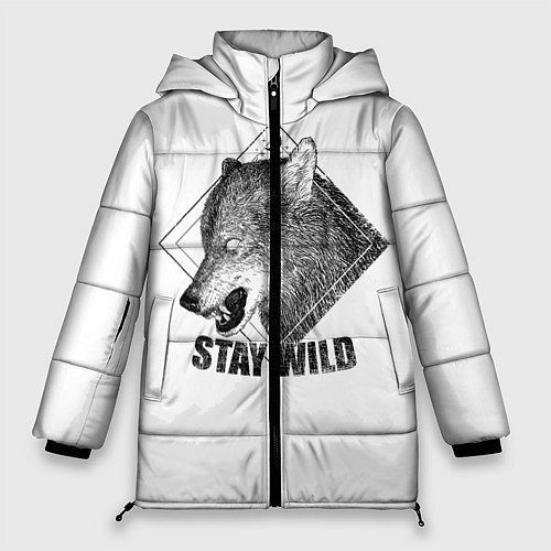 Женская зимняя куртка Stay Wild / 3D-Светло-серый – фото 1