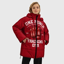 Куртка зимняя женская One Punch Gym, цвет: 3D-светло-серый — фото 2