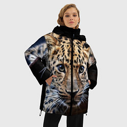 Куртка зимняя женская Дикая кошка, цвет: 3D-черный — фото 2