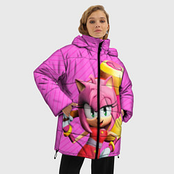 Куртка зимняя женская Amy Rose, цвет: 3D-черный — фото 2